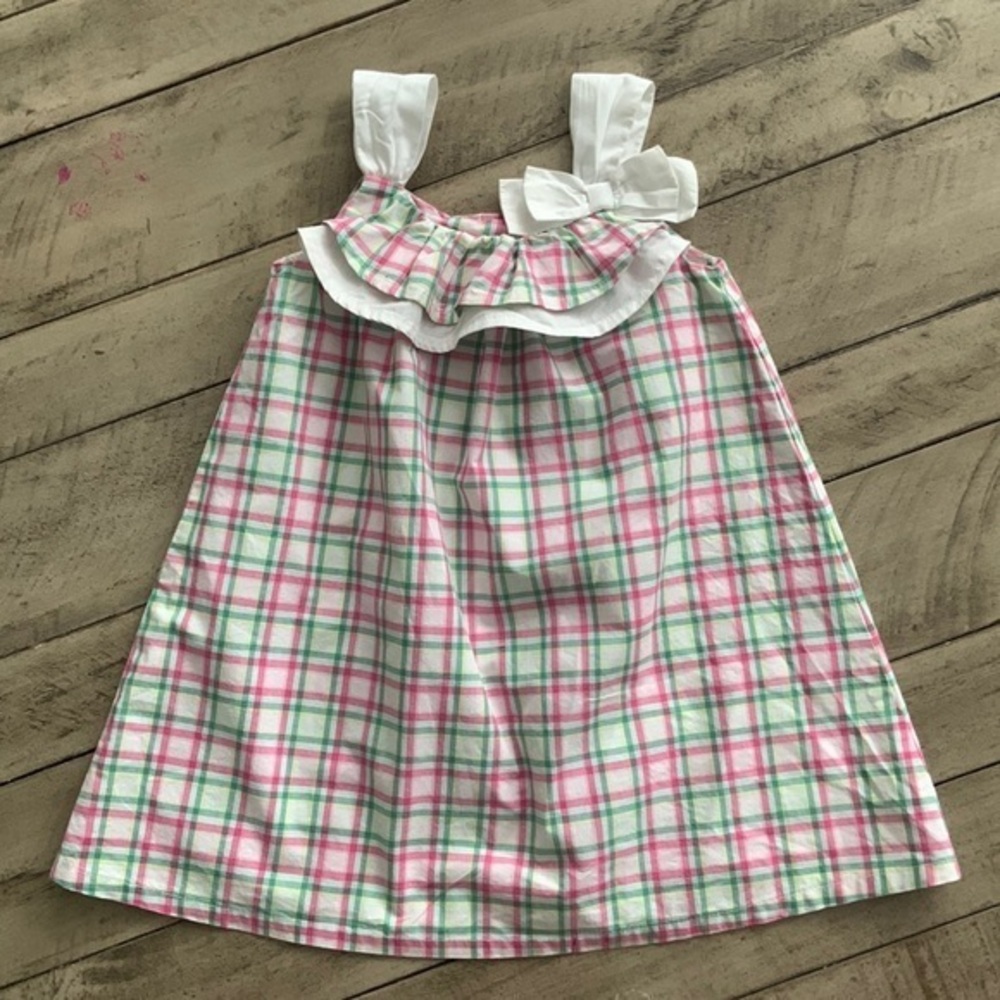 Gymboree Plaid Summer Dress 12 18 months EUC